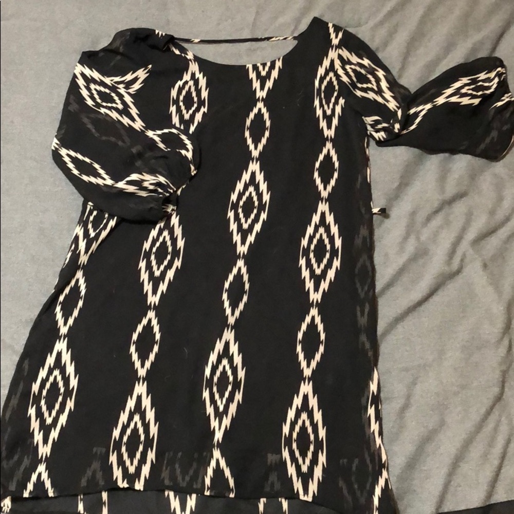 Open back dress